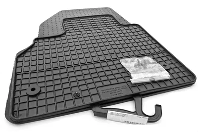 Immagine prodotto di Set di tappetini in gomma adatti per Mercedes Citan (W415) dal 10/2012 - Tappetini in gomma per tutte le stagioni Inodore 2 pezzi nero
