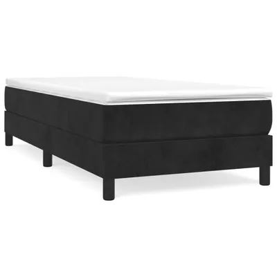 Obrázek produktu pro Rám postele s boxspringem černá 90x190 cm samet