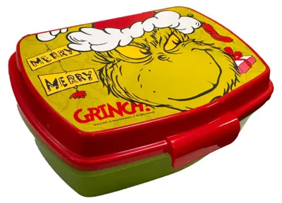Immagine prodotto di Il Grinch Christmas Mischief divertente contenitore per sandwich in plastica