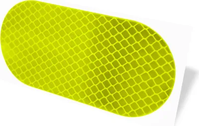 Obrázok produktu pre Reflektor – oválny seladónový nálepka, 4 ks.