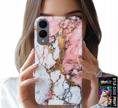 Obrázek produktu pro Pouzdro Pro Samsung Galaxy S25 Edge - Růžový A Bílý Mramor, Kamenné Vzory