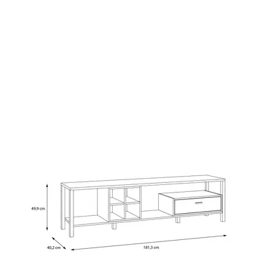 Produktbild von Forte TV-Board 181 CM Rack fÃ1/4r LCD-/Plasmageräte, max. 40 kg Traglast