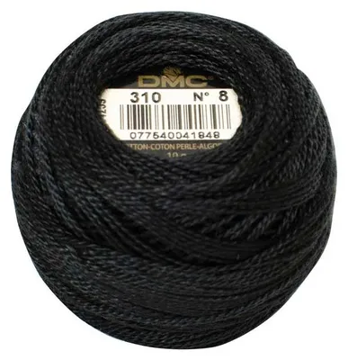 Produktbild von DMC Perlgarn Knäuel Stärke 8, 10 g, 116A/8-310