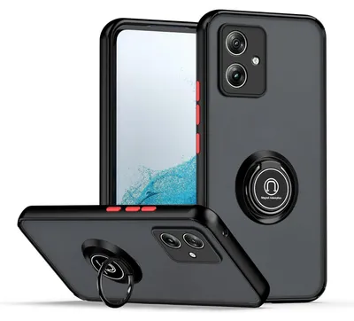 Immagine prodotto di Per Motorola Moto G54 Shadow Design TPU + PC Custodia protettiva Nero / Rosso