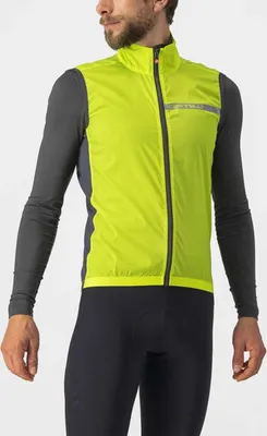Zdjęcie produktu dla Castelli Squadra Stretch Kamizelka Electric Lime/Dark Gray XL