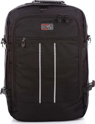 Produktbild von Bag Street großer Reiserucksack in Handgepäckgröße Damen Herren Schwarz
