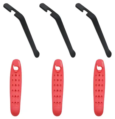 Immagine prodotto di Set di leve per pneumatici da bicicletta, 6 pezzi, Acciaio al carbonio e plastica di nylon, per la riparazione di pneumatici