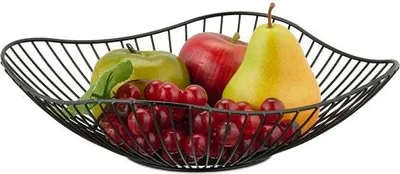 Image de Coupe à fruits décorative en métal