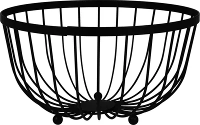 Immagine prodotto di cestino diametro 25x13cm metallo, NERO