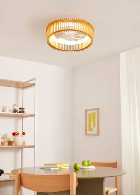 Produktbild von WIND CRAFT - Deckenventilator 20W leise Ø58cm gerichtete Flügel mit LED Licht