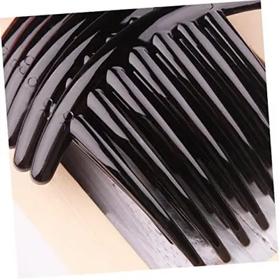 Produktbild von 8 Stück Schwarzes Kunststoff Zinkenhaarkamm für Haarmode