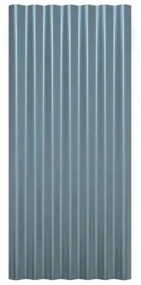 Produktbild von Dachpaneele - Dachbleche aus verzinktem Stahl - 12 Stück - 80 x 36 cm - Für Dacheindeckung - Grau