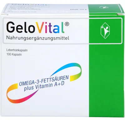 Produktbild von GeloVital Lebertrankapseln, 100 St. Kapseln