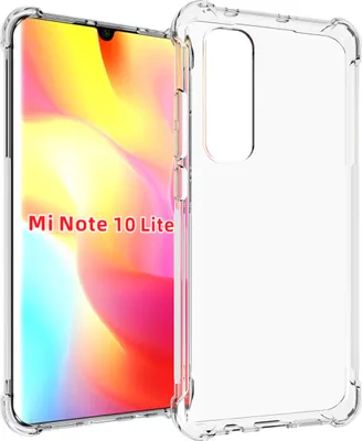 Produktbild von Xiaomi Mi Note 10 Lite Hülle, LaimTop Crystal Transparent Weich TPU Bumper Stoßfest Fallschutz Schutzhülle für Xiaomi Mi Note 10 Lite