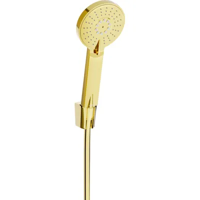 Produktbild von Mexen R-40 Kopfbrausegarnitur mit Regenbrause und Thermostatmischer, Gold - 785405052-50