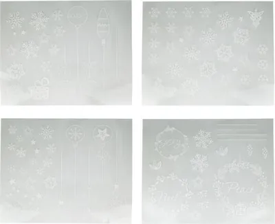 Produktbild von Fensteraufkleber zum Thema Weihnachten