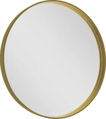 Obrázek produktu pro Zrcadlo Sapho NOTION v rámu, kulaté, ø 80 cm, matná zlatá