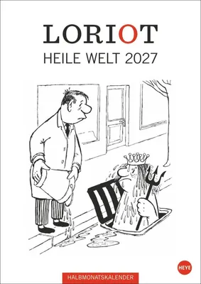 Produktbild von Loriot Heile Welt Halbmonatskalender 2027