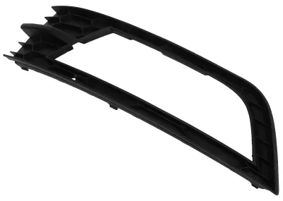 Image de Grille inférieure noire de pare-chocs avant avec calandre de phares antibrouillard – Pièce de rechange pour OCTAVIA 5E (avant restylage) 2013-2016, côté droit – 5E08076829B9