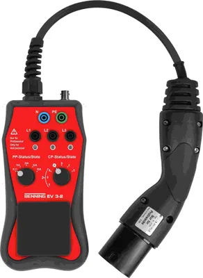 Produktbild von Benning Messadapter Prfg. BENNING EV 3-2 EVSE-Ladestationen Wallboxen 044169