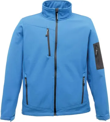 Produktbild von Regatta Standout TRA674 | Herren Softshelljacke Arcola - Farbe: French Blue/Seal Grey (Solid) - Größe: 3XL