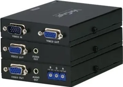 Produktbild von ATEN VGA/Audio-Cat-5-Empfänger (1024 x 768 bei 300 m), 1920 x 1200 Pixel, AV-Receiver, 300 m, Kabelgebunden, Schwarz
