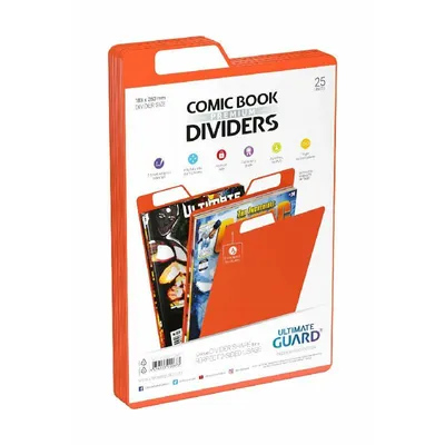 Produktbild von Ultimate Guard Premium-Comic-Trennblätter – Orange