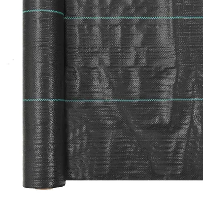 Zdjęcie produktu dla vidaXL Folia chroniąca przed chwastami i korzeniami PP 2 x 50 m czarna