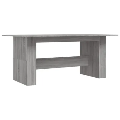 Immagine prodotto di vidaXL Tavolo da pranzo grigio Sonoma 180x90x76 cm materiale a base di legno