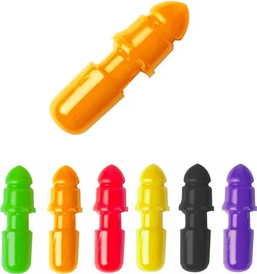 Image de PRESTON SLIP MICRO CONNECTOR ORANGE Connecteur pour élastiques Ø jusqu'à1,4mm