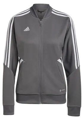 Produktbild von Adidas - "Condivo 22" Trainingsjacke Durchgehender Reißverschluss für Damen MR2255 (S) (Grau/Silber)