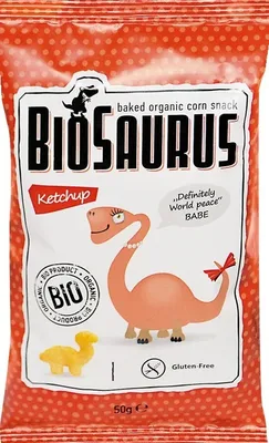 Obrázek produktu pro BIO křupky s kečupem BIO 50 g Biosaurus