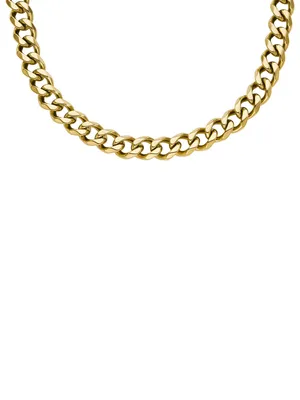 Produktbild von Halsketten   Kette Fossil Gold Von 50 cm bis 70 cm  Kollektion Jewelry - mann