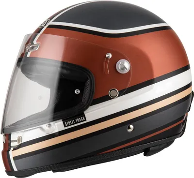Produktbild von Nzi Street Track 4 Integralhelm Braun,Schwarz M Braun,Schwarz M