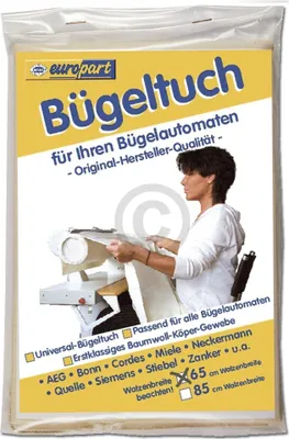 Produktbild von Universal Bügeltuch 307228 Walzbreite 65cm für Mangel Bügelautomat