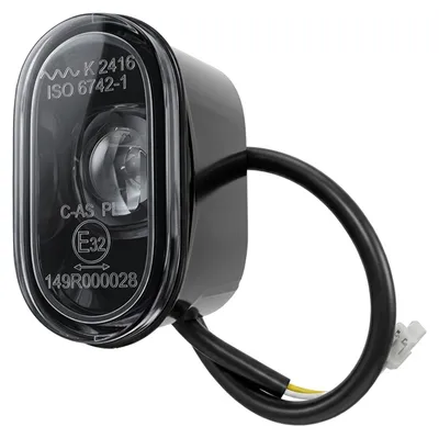Obrázok produktu pre Xiaomi, originálny LED svetlomet pre kolobežku Xiaomi Scooter 5 / 5 Pro s LED optikou, čierny