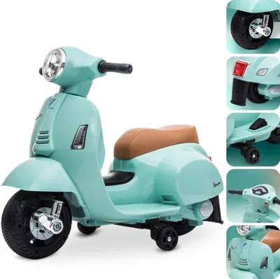 Produktbild von Vespa Elektroroller ab 18m Elektrofahrzeug Kinderfahrzeug Scooter grün