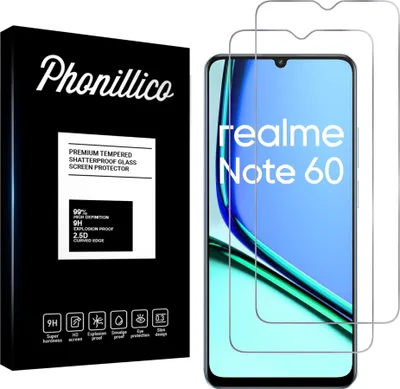 Obrázek produktu pro Tvrzené sklo pro Realme Note 60 [2 ks] Screen Protector Film Anti-Scratch Glass Resistant Phonillico®
