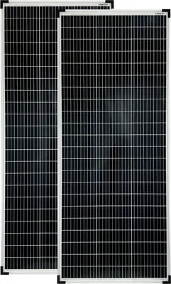 Produktbild von 2x 150 Watt 36V monokristallin Solarmodule Solarpanele Wohnmobil Garten Camping