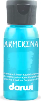 Produktbild von DARWI 4x Flasche Keramik - Glanzfarbe 50 ML Türkis - DA0380050280C