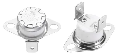 Thermoschalter KSD301, 165 °C, NC, 125 V, 16 A, 2 Stück