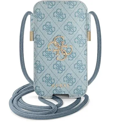 Produktbild von Guess Big Logo Smartphone Handy Umhänge Tasche Universell für Smartphones bis 6.7 Zoll Blau