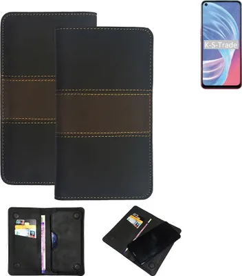 Produktbild von K-S-Trade Hülle Handyhülle kompatibel mit Oppo A73 5G Schutzhülle Walletcase Bookstyle Tasche Schutz Case Handytasche Wallet Cover Kunstleder