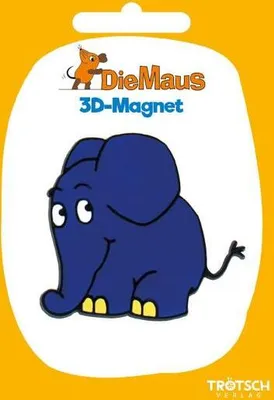 Obrázok produktu pre Trötsch Myš 3D magnet slon stojaci