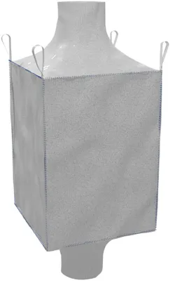 Produktbild von Big-Bag-Sack 90 × 90 × 90 Cm, Weiss, Einfüll- Und Auslaufstutze – Mg-300-0020
