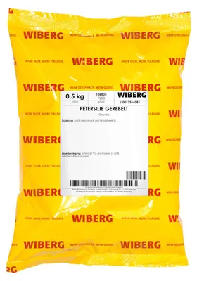 Image de Wiberg Persil en feuilles, herbes culinaires de qualité, sachet de 500g