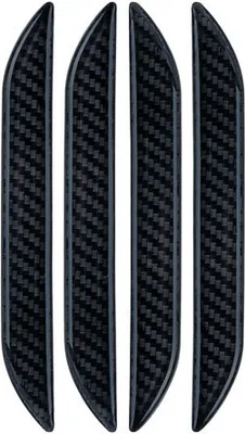 Image de Slim, 4 pièces protection de bord de porte - look carbone
