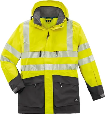 Produktbild von 4PROTECT® Warn-Wetterschutz-Jacke TAMPA Leuchtgelb/Grau XXL