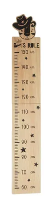 Image de Mètre mural en bois pour enfants Tigre, 119x19,5cm, naturel