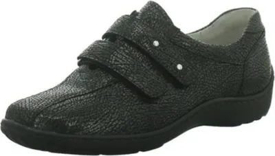 Immagine prodotto di Waldläufer Henni scarpe da donna scarpe basse slip-on velcro nero tempo libero, numero di scarpe: EUR 41.5 | UK 7.5
